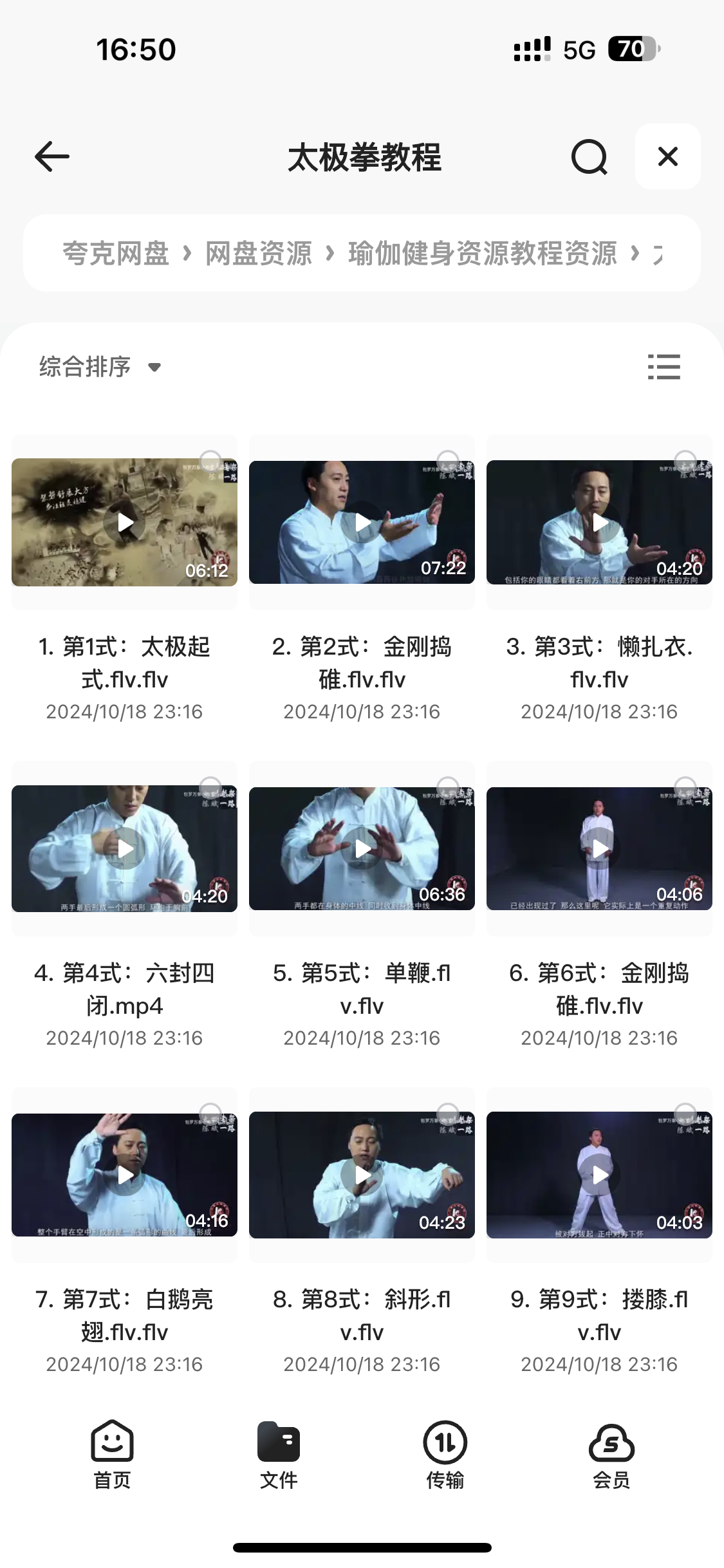在小红书上花了199买来的八段锦，太极拳教学合集