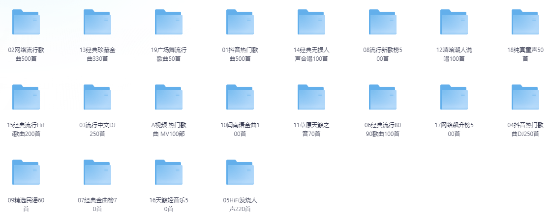 🎶2024车载U盘，无损高音质Mp3格式